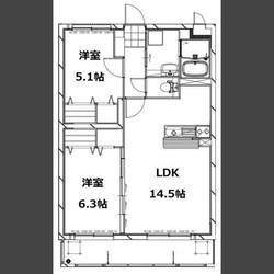 中津駅 徒歩24分 1階の物件間取画像